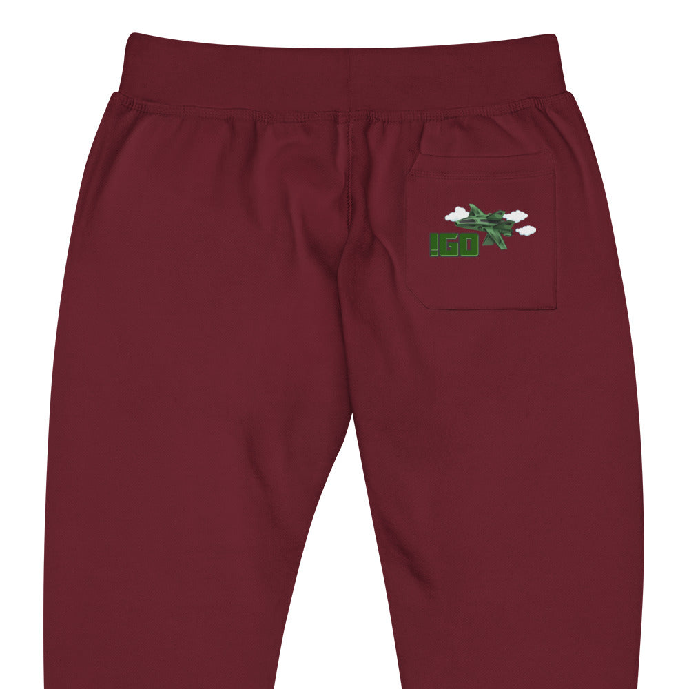 “IGO FLY Gear” Unisex fleece sweatpants