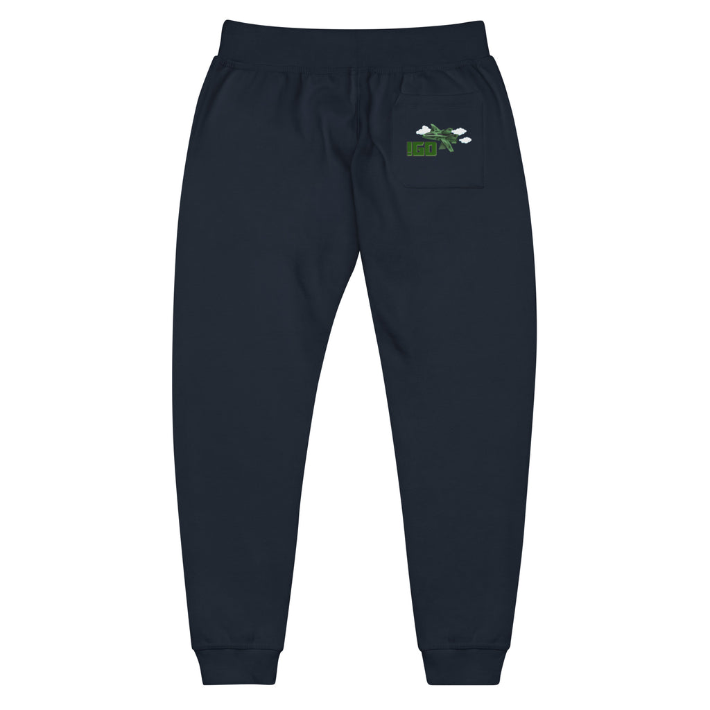 “IGO FLY Gear” Unisex fleece sweatpants