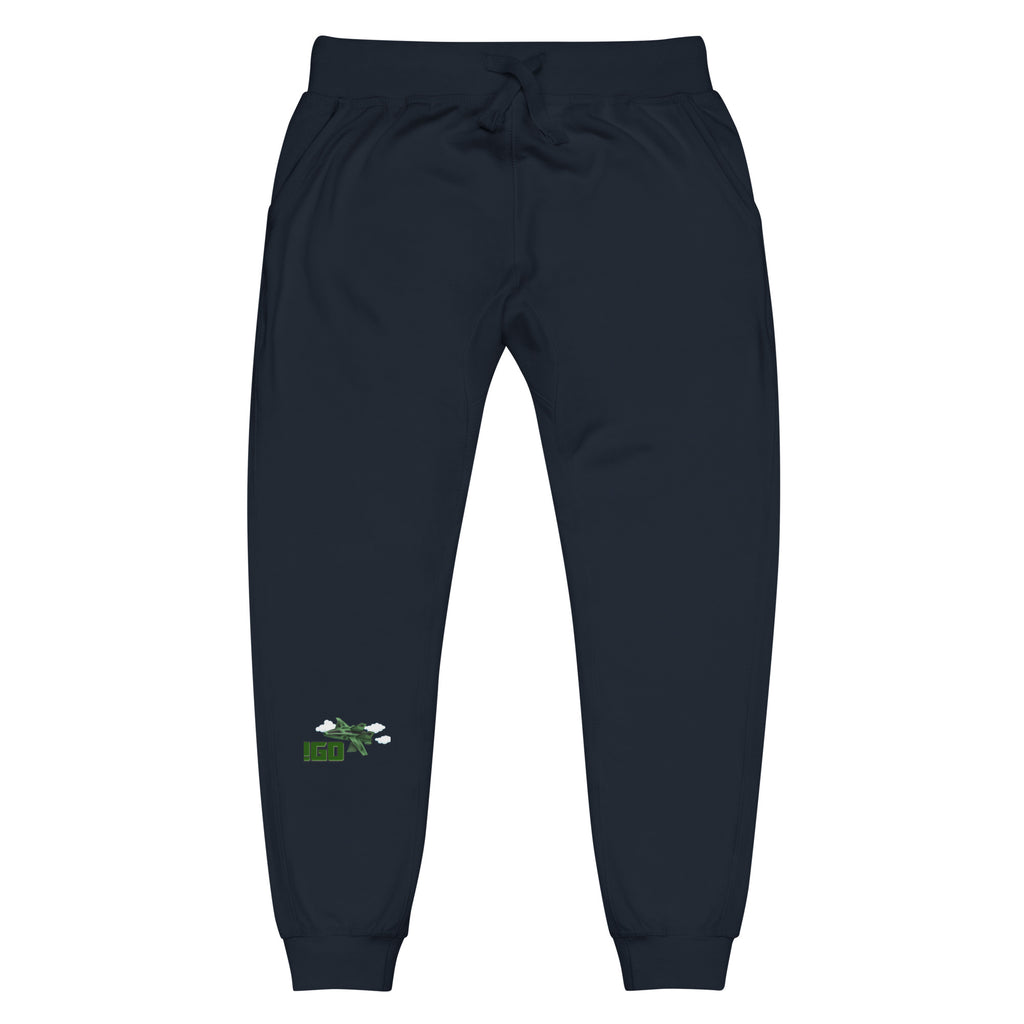 “IGO Fly Gear” Unisex fleece sweatpants