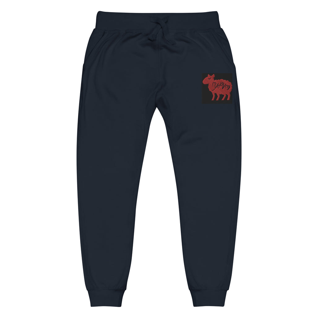 “YOVOy Sheep Red” Unisex fleece sweatpants