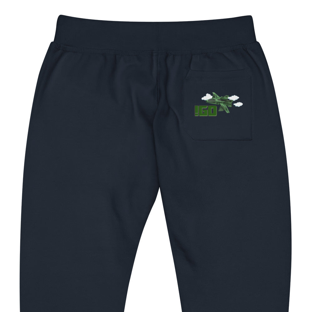 “IGO FLY Gear” Unisex fleece sweatpants
