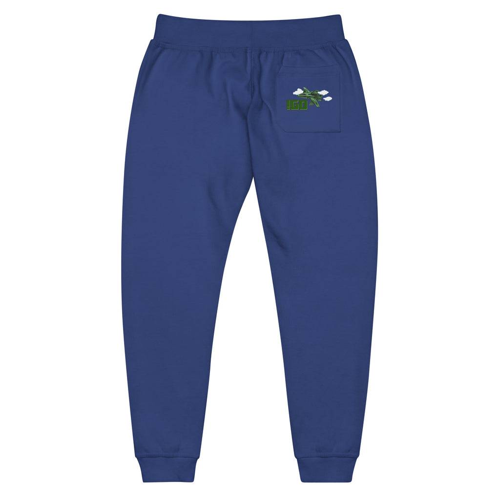 “IGO FLY Gear” Unisex fleece sweatpants