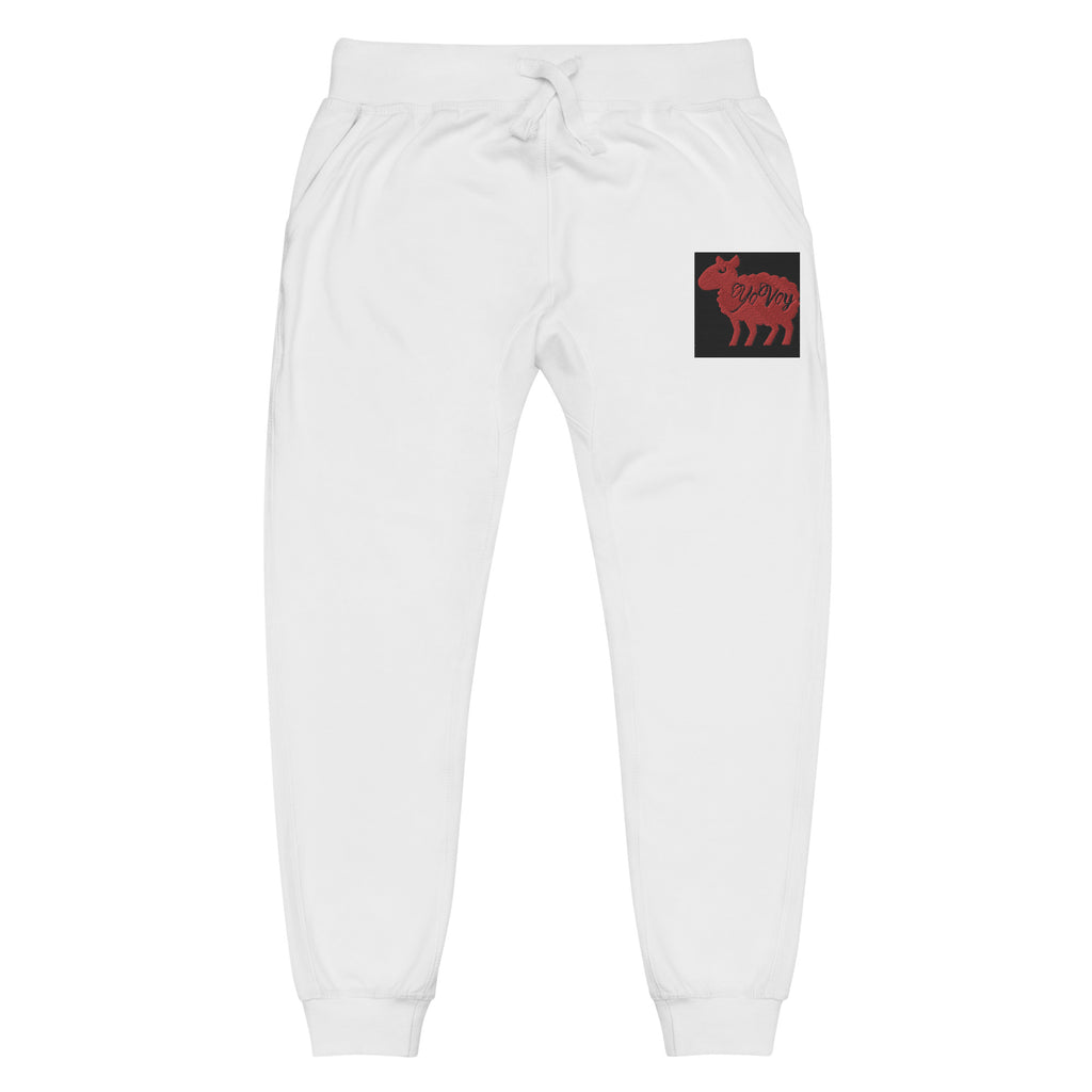 “YOVOy Sheep Red” Unisex fleece sweatpants