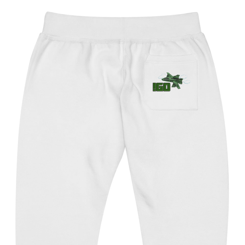 “IGO FLY Gear” Unisex fleece sweatpants