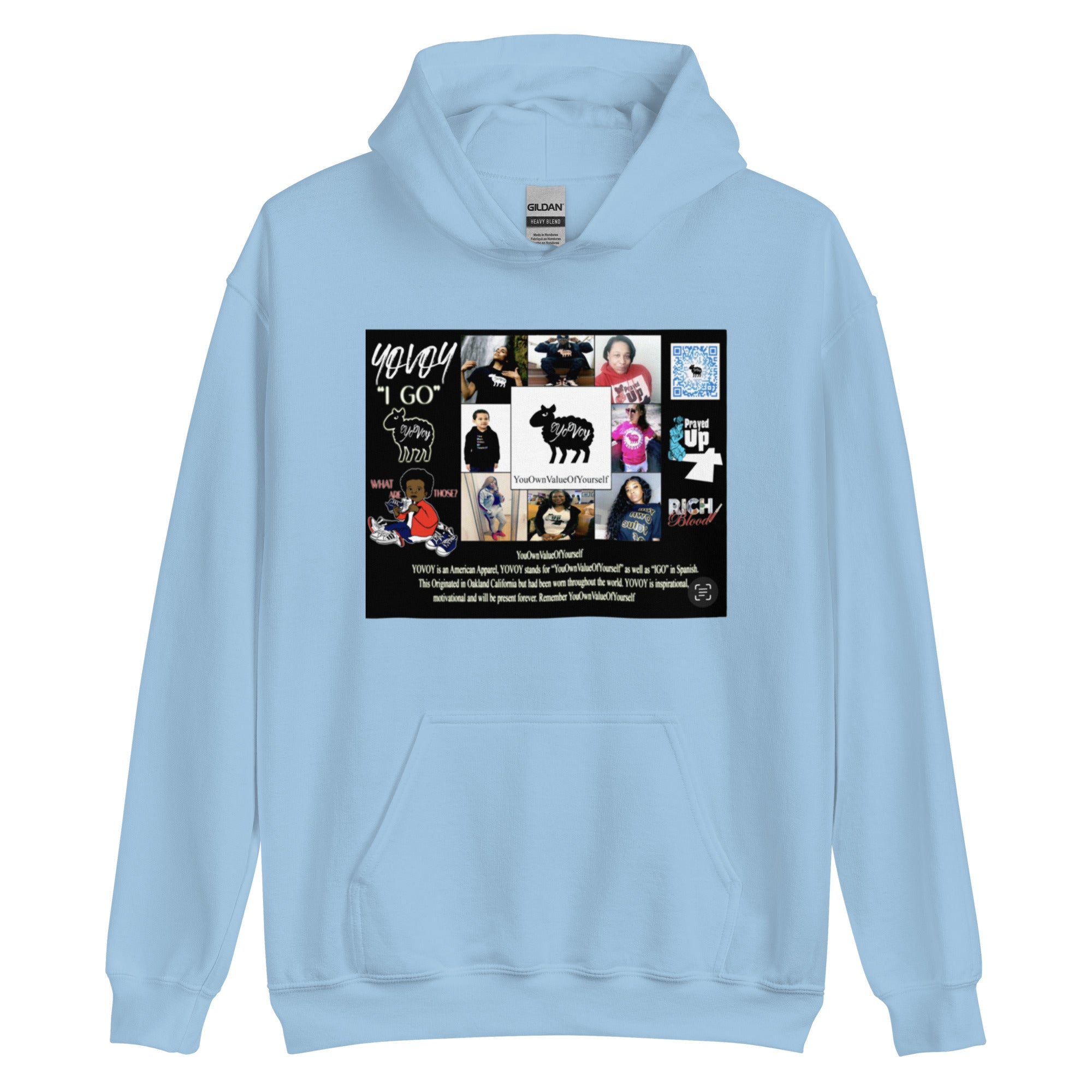 “Post Card YOVOY” Unisex Hoodie