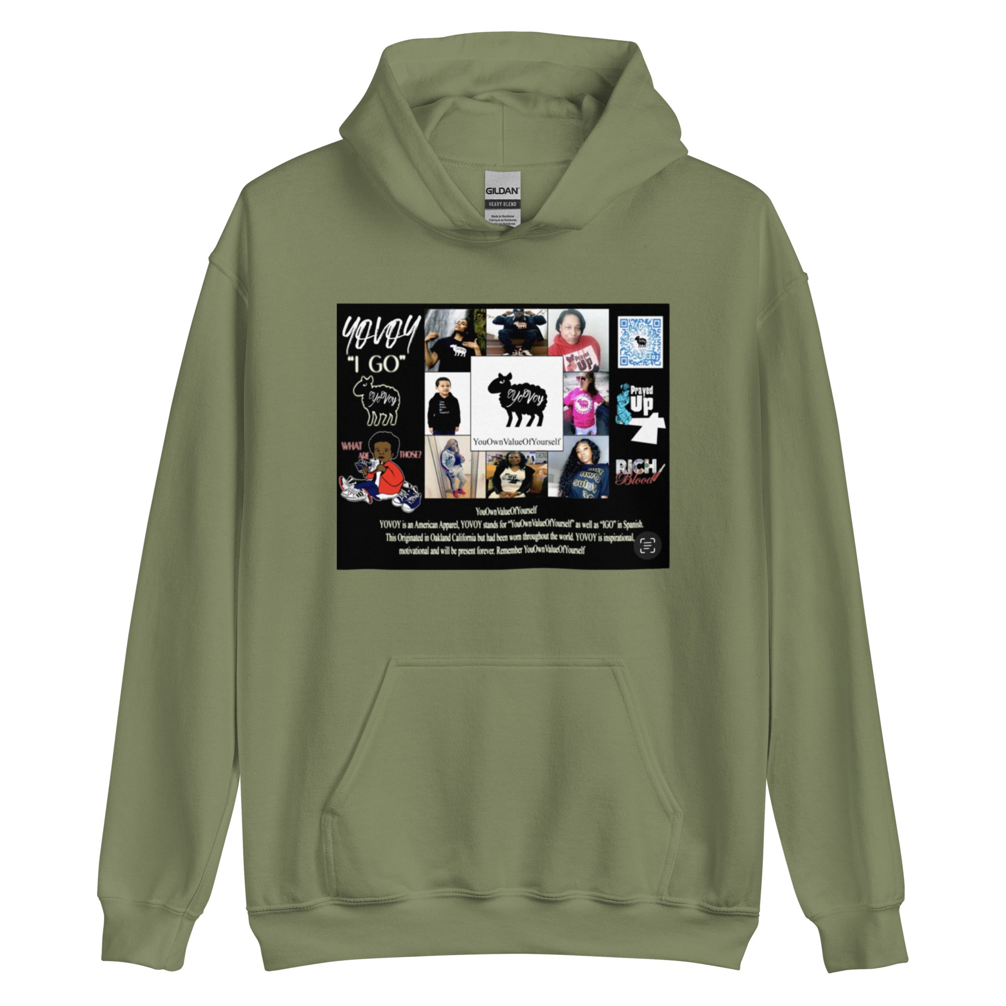 “Post Card YOVOY” Unisex Hoodie