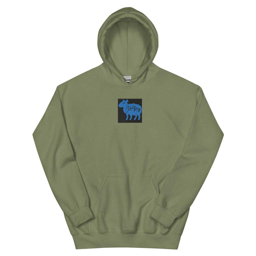 “YOVOY Sheep Baby Blue” Unisex Hoodie