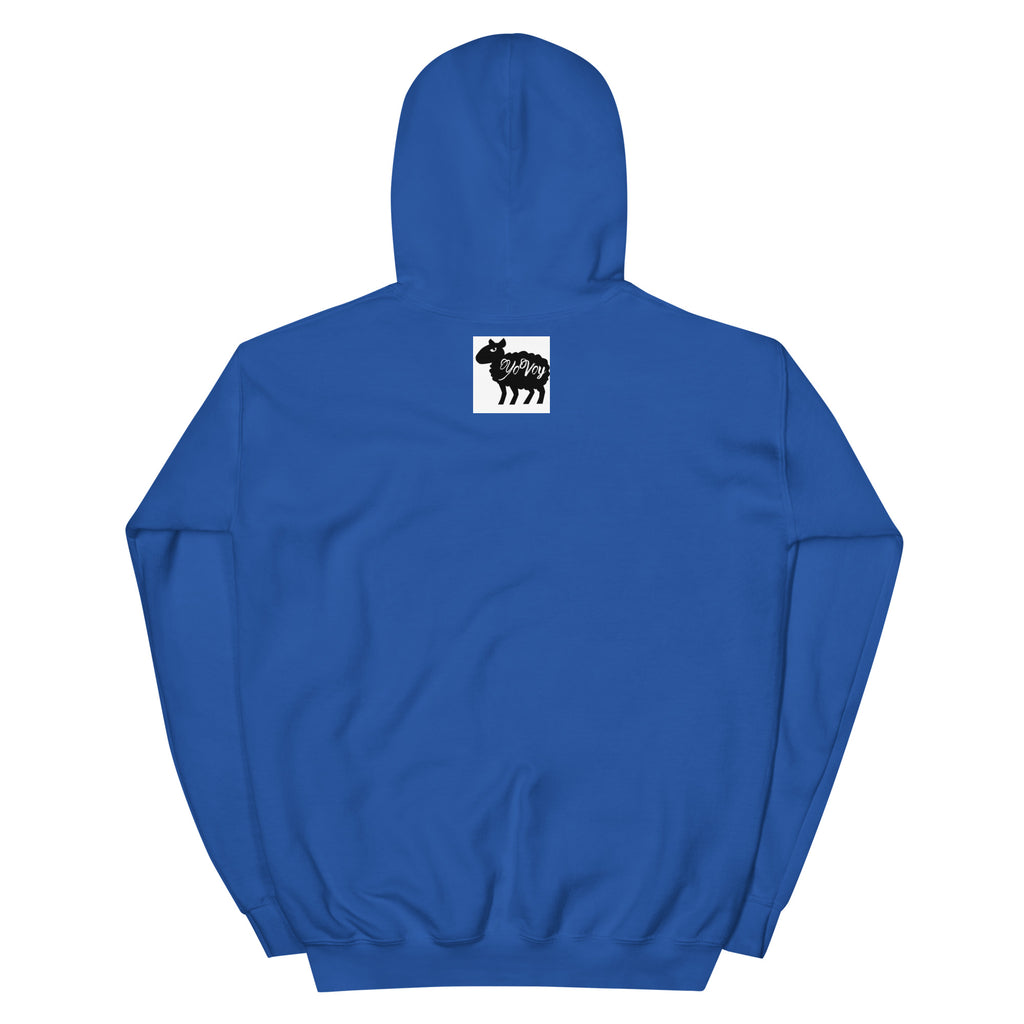 “YOVOY Sheep Baby Blue” Unisex Hoodie