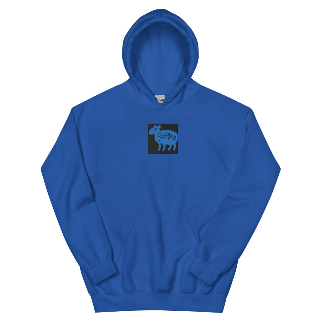 “YOVOY Sheep Baby Blue” Unisex Hoodie