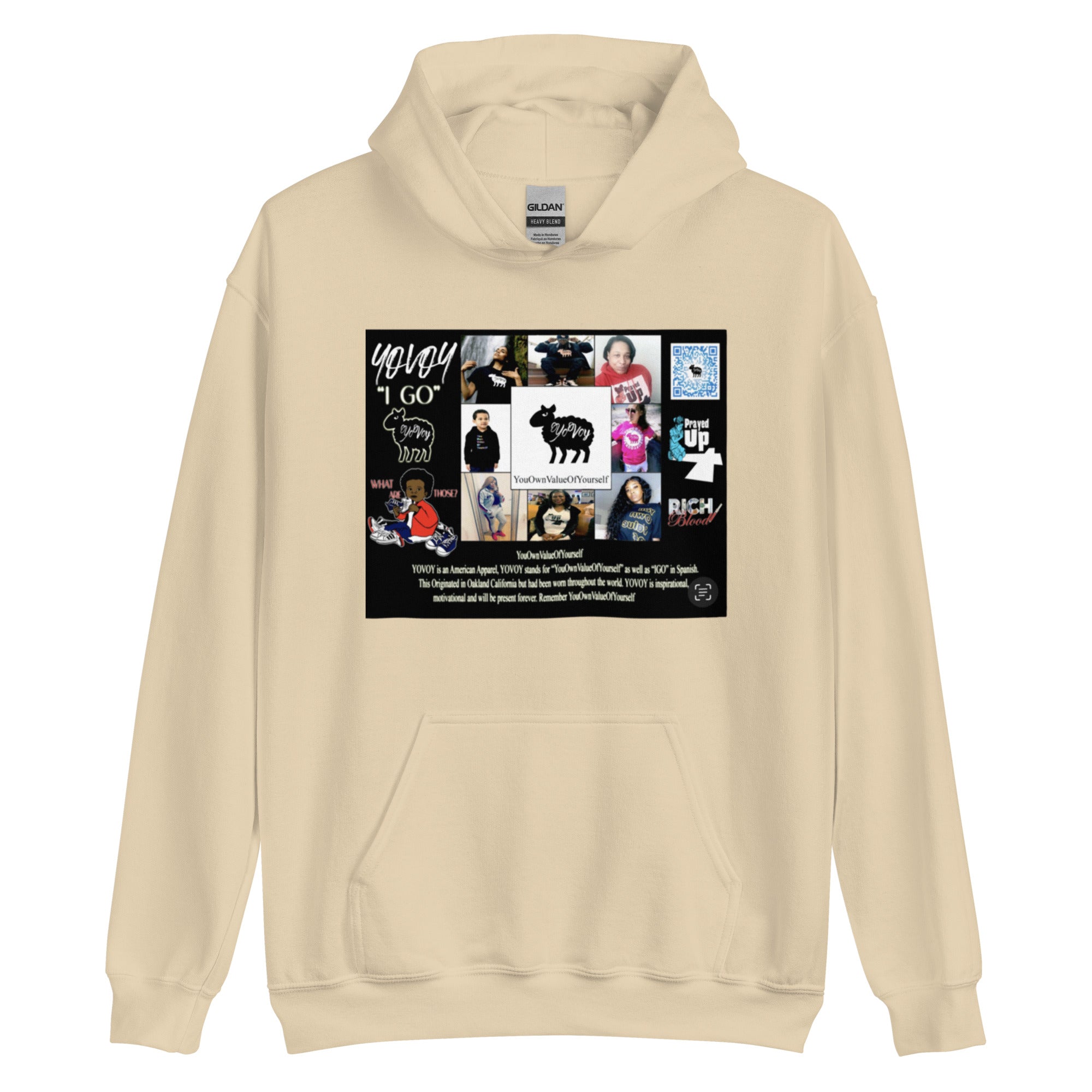 “Post Card YOVOY” Unisex Hoodie