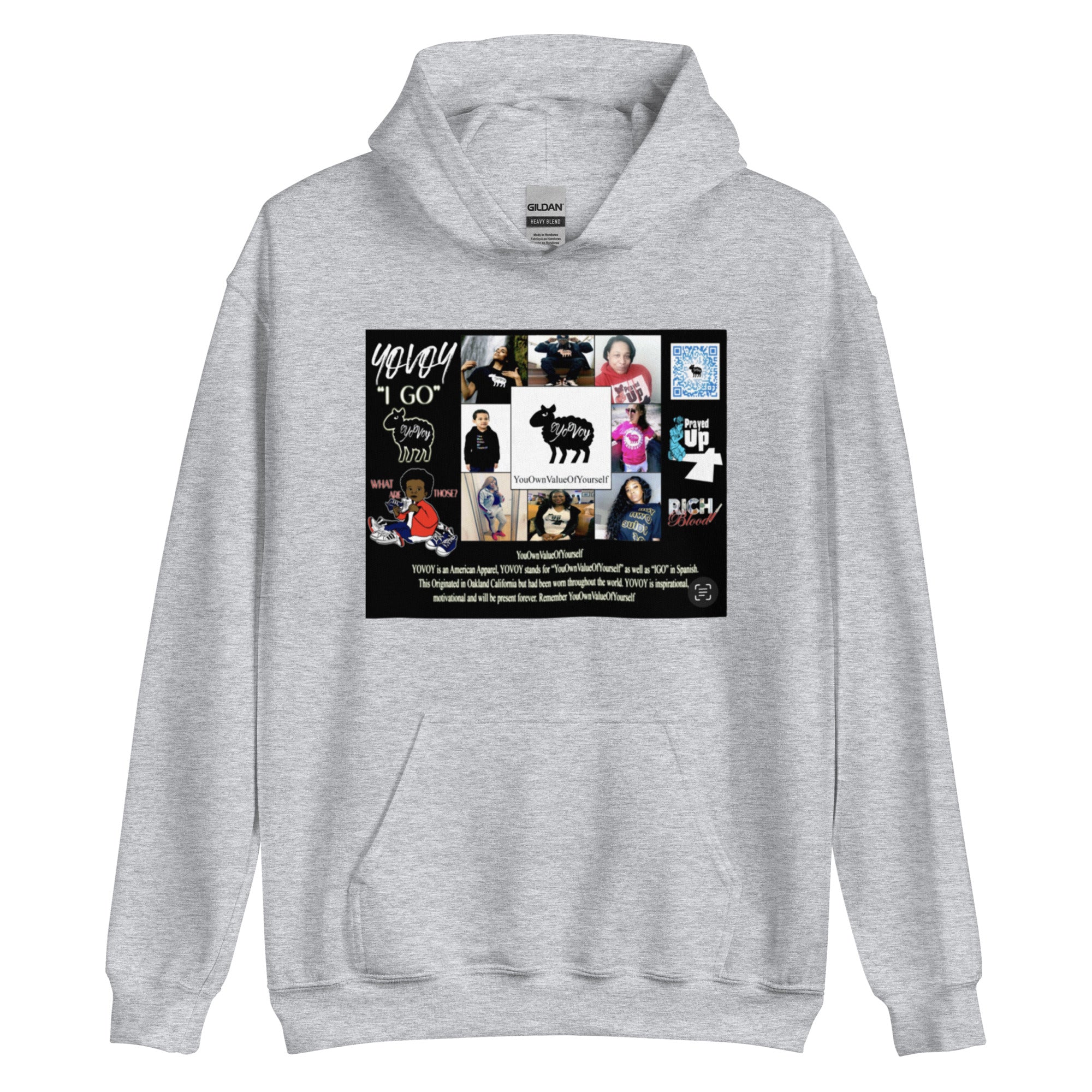 “Post Card YOVOY” Unisex Hoodie