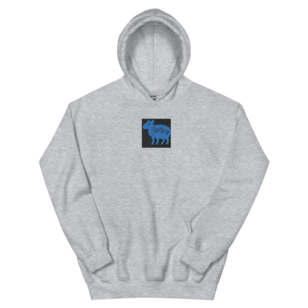 “YOVOY Sheep Baby Blue” Unisex Hoodie
