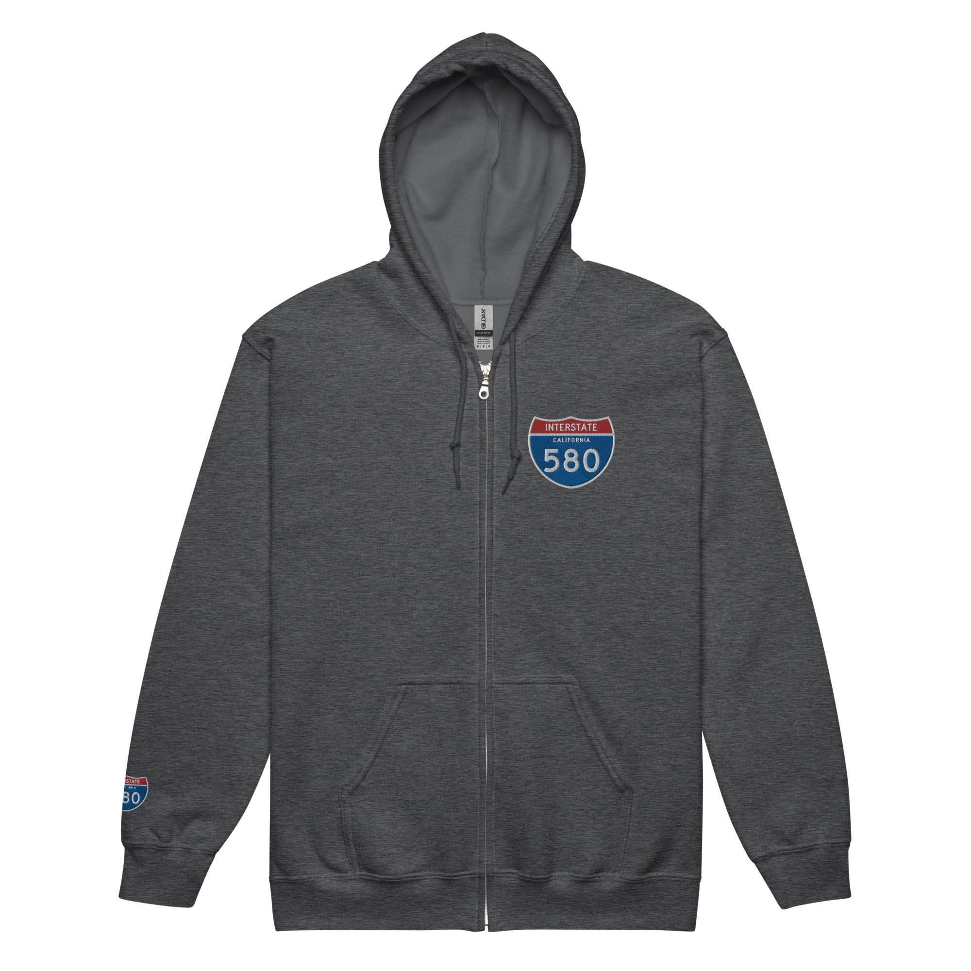 580 Unisex heavy blend zip hoodie
