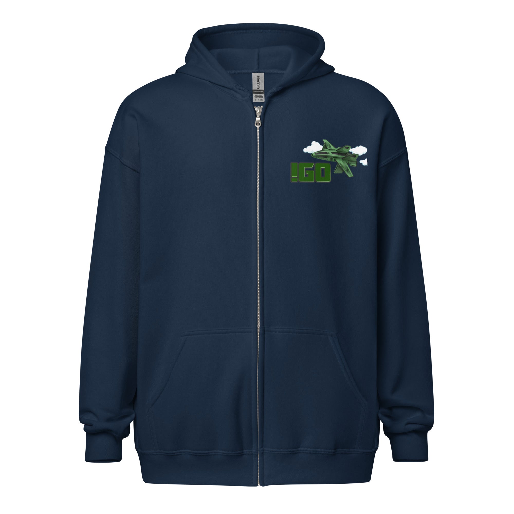 “IGO Fly Gear” Unisex zip hoodie