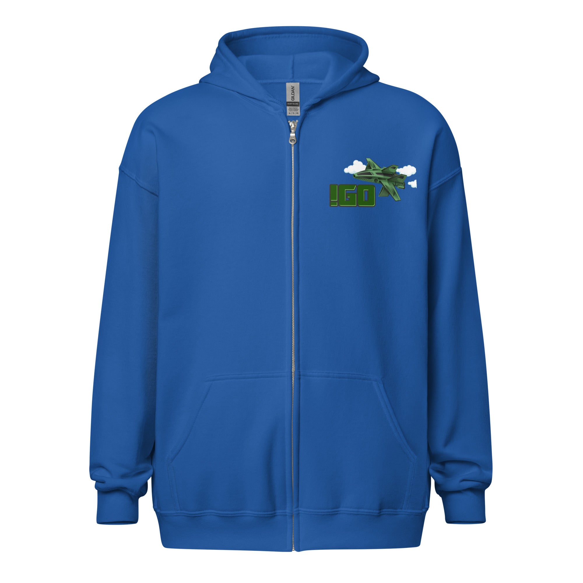 “IGO Fly Gear” Unisex zip hoodie