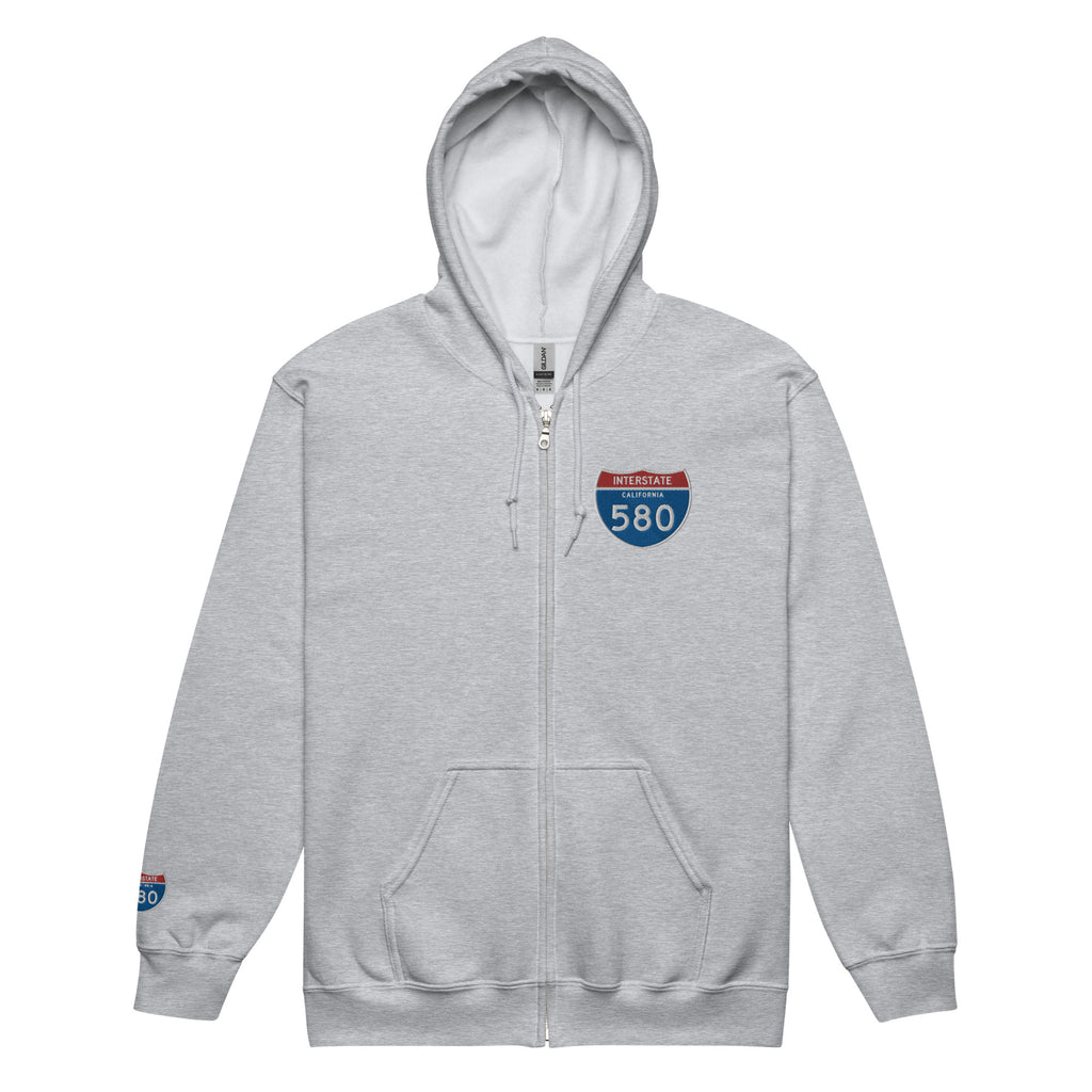 580 Unisex heavy blend zip hoodie