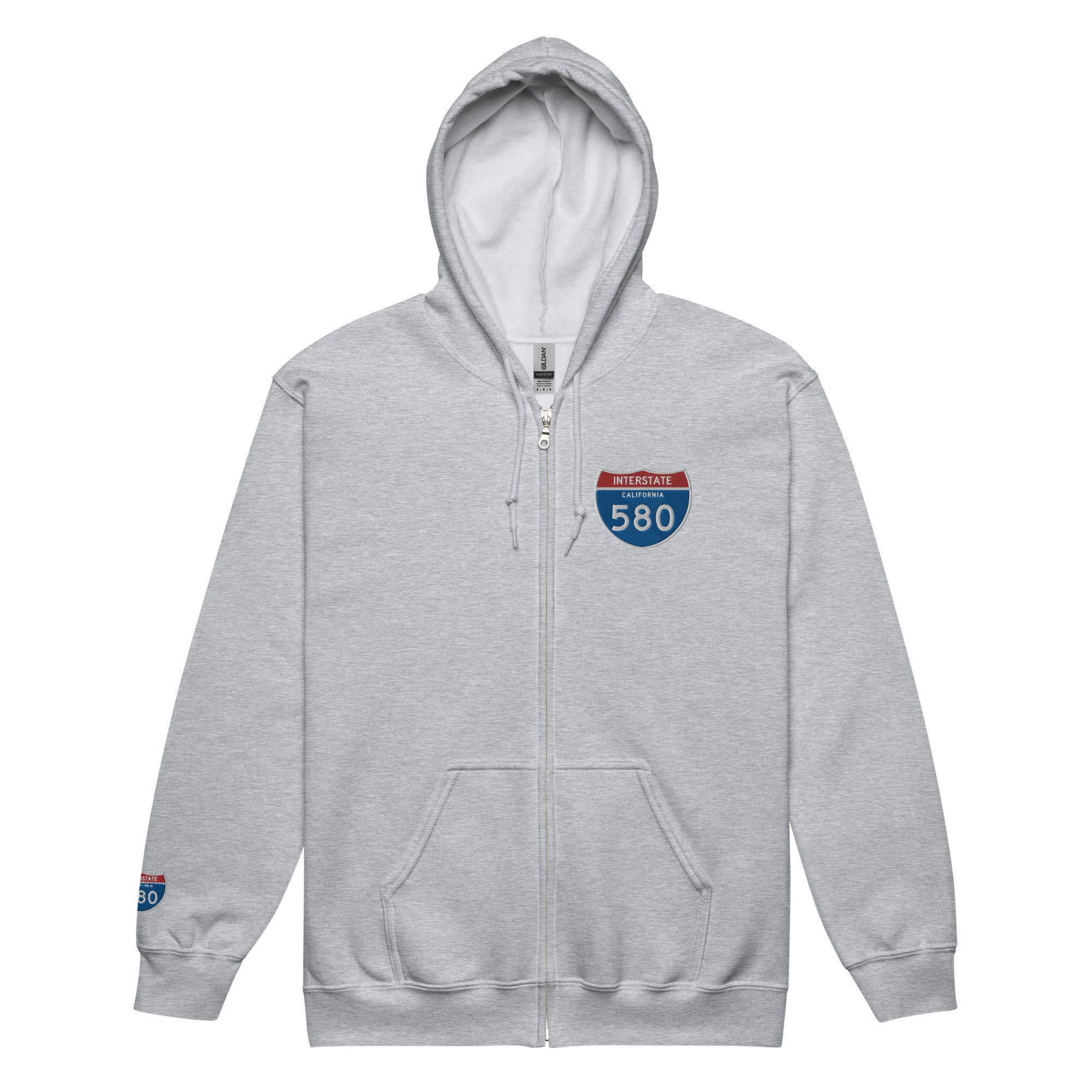 580 Unisex heavy blend zip hoodie