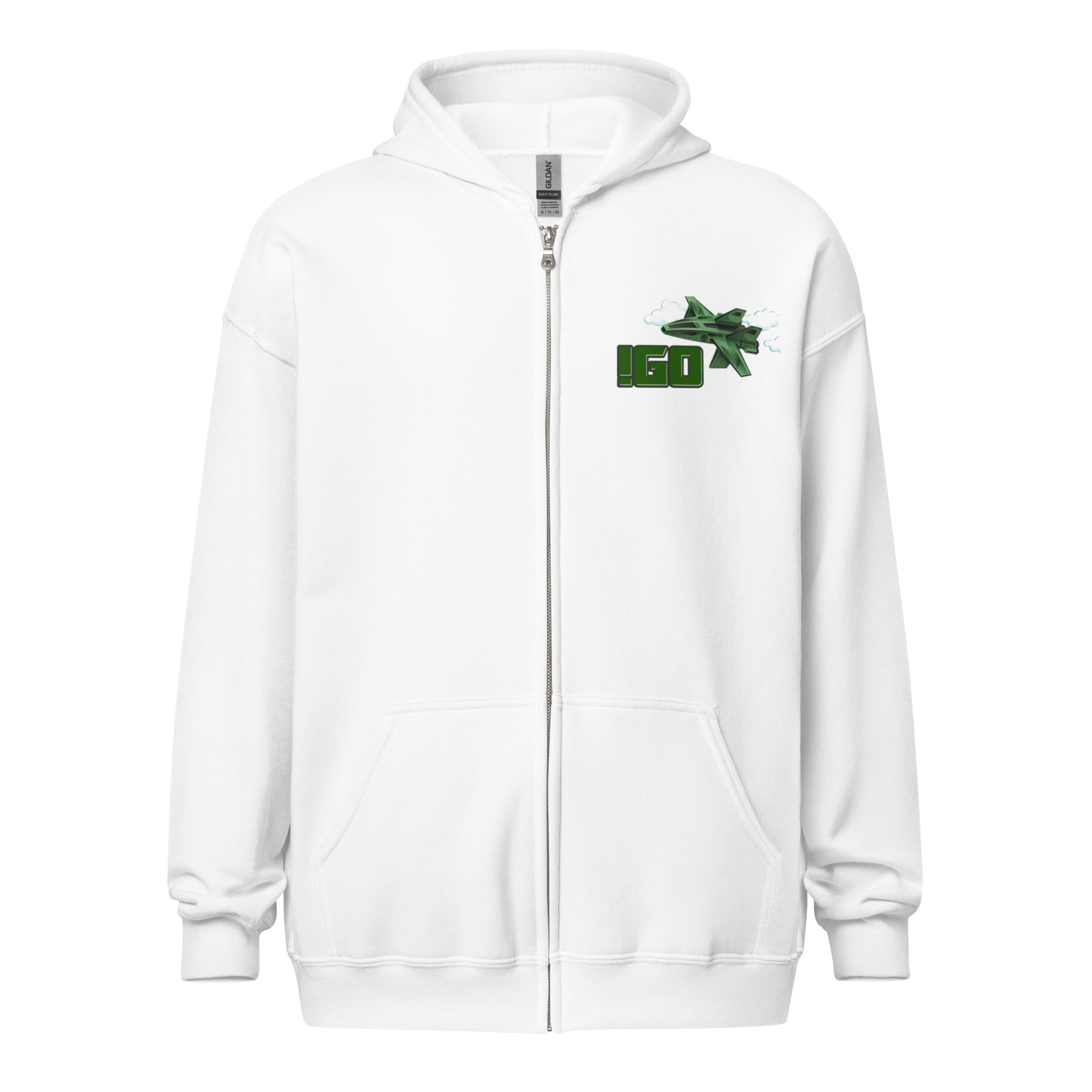 “IGO Fly Gear” Unisex zip hoodie