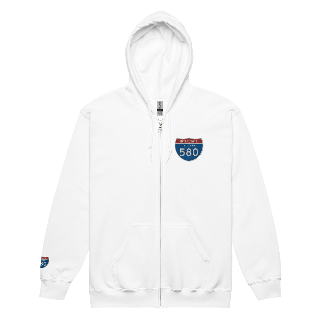 580 Unisex heavy blend zip hoodie
