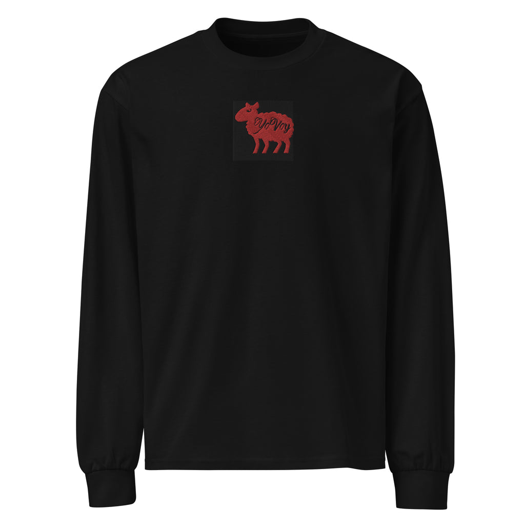 “YOVOY Sheep Red” long sleeve shirt