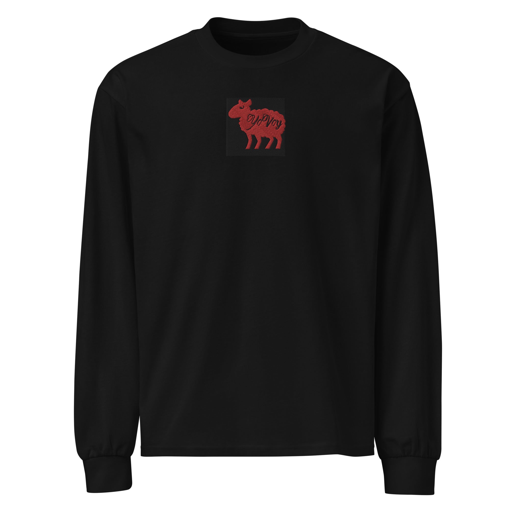 “YOVOY Sheep Red” long sleeve shirt