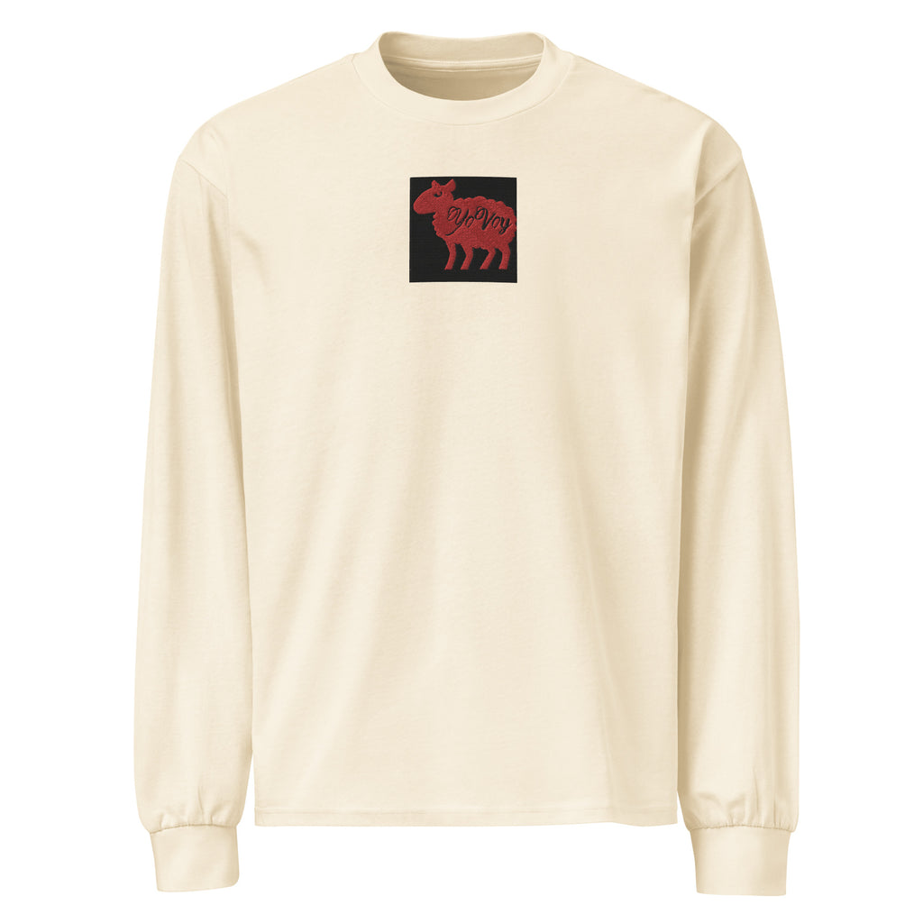 “YOVOY Sheep Red” long sleeve shirt