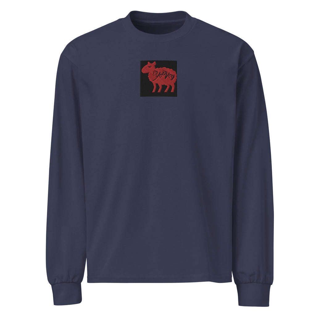 “YOVOY Sheep Red” long sleeve shirt