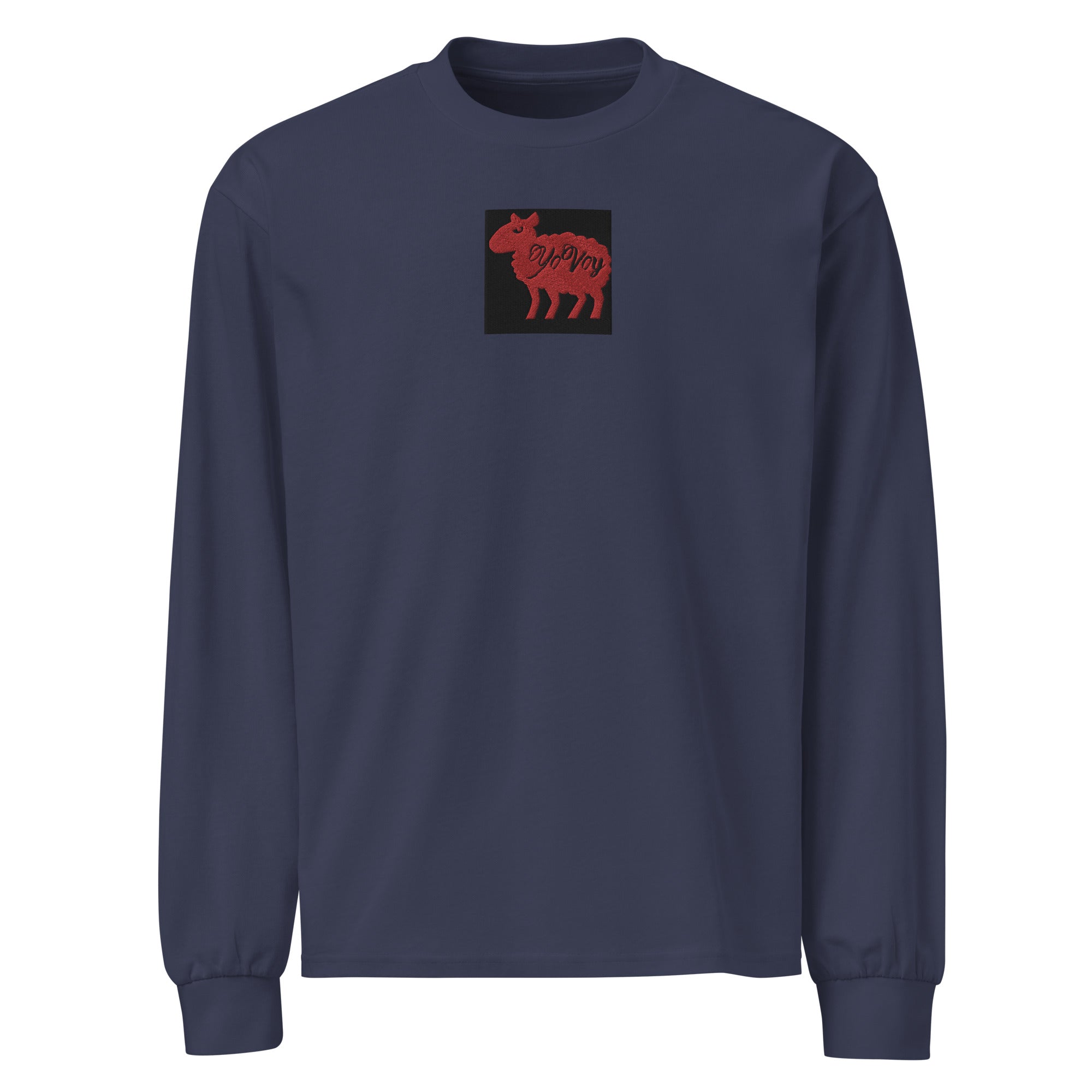 “YOVOY Sheep Red” long sleeve shirt
