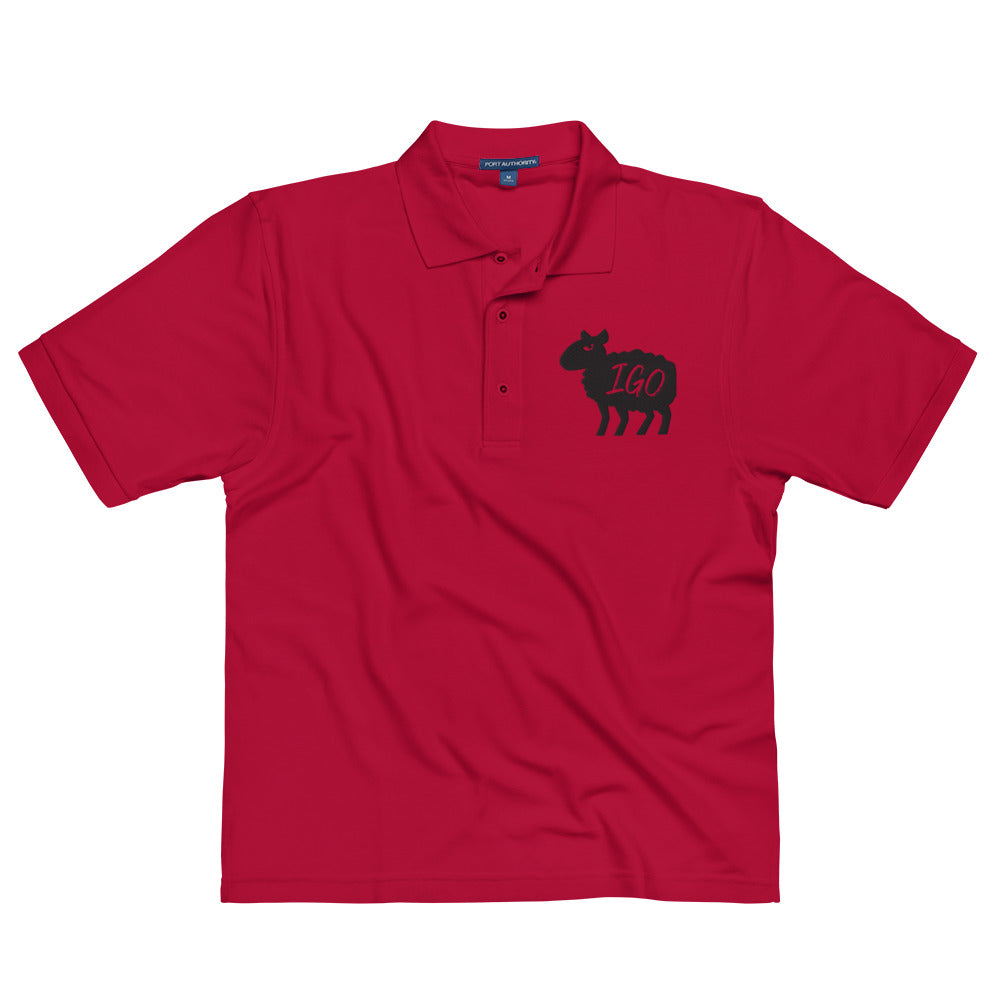 "YOVOY IGO Sheep"Men's Premium Polo