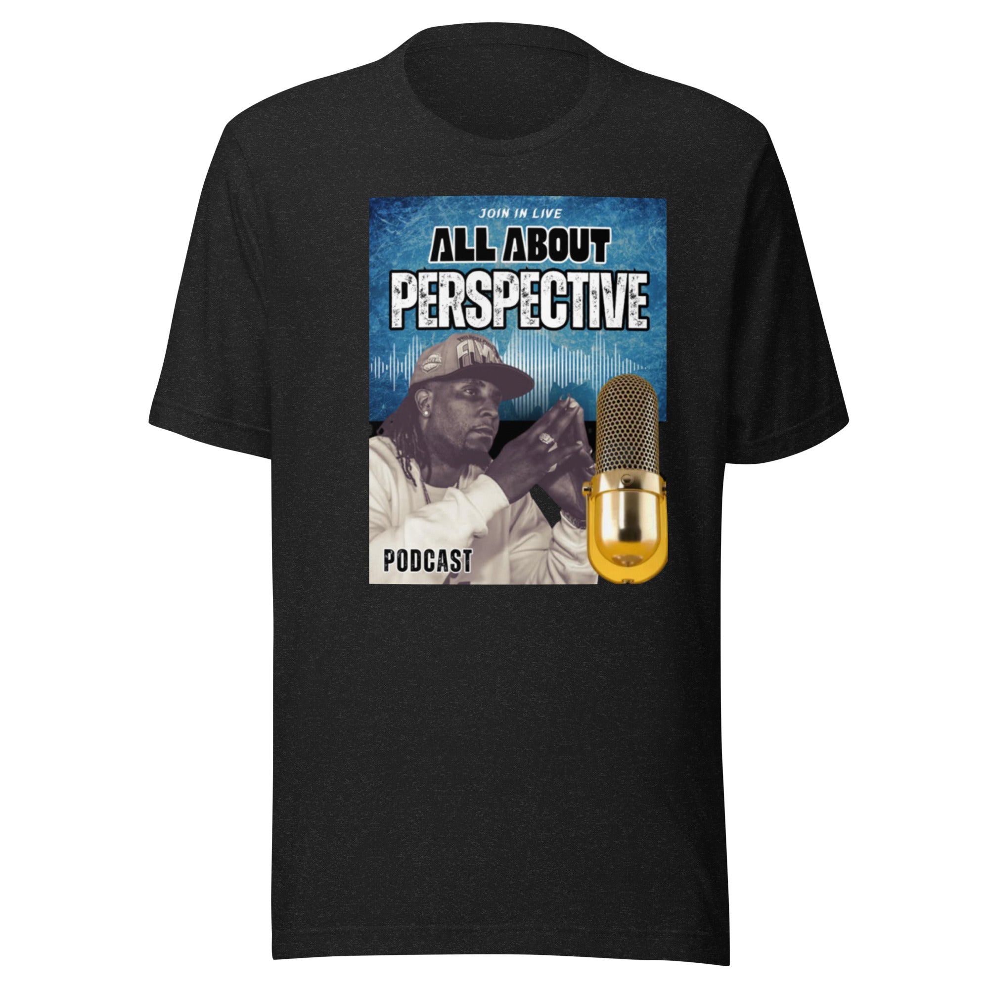 “AllAboutPerspective” Unisex t-shirt