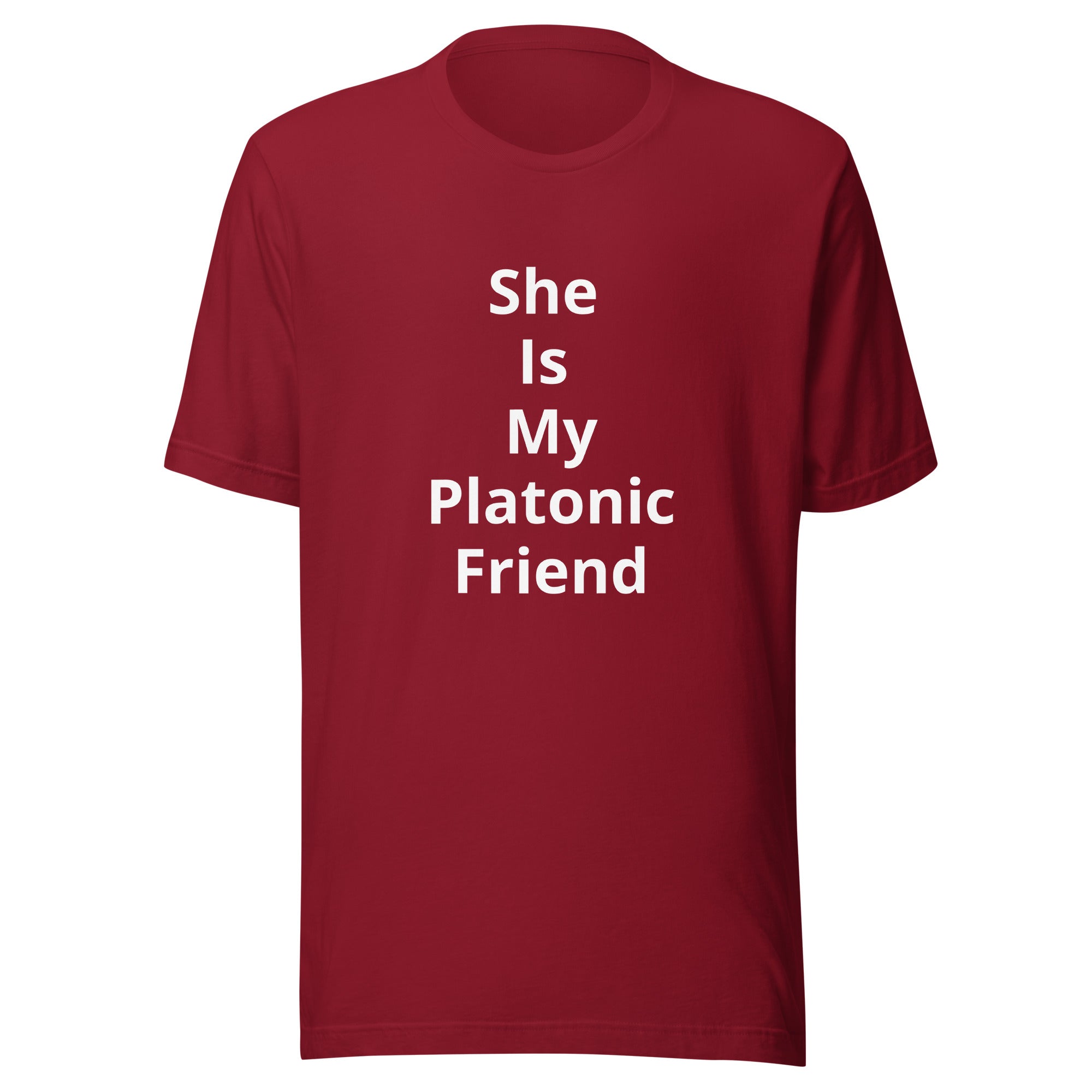 “Platonic Friend” Unisex t-shirt