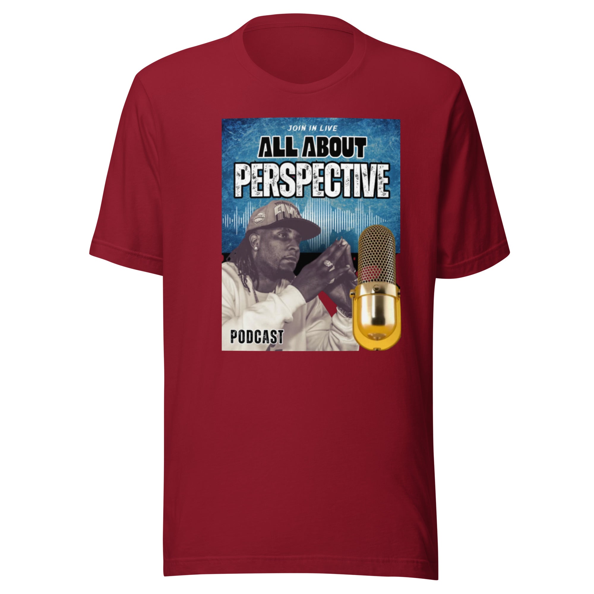 “AllAboutPerspective” Unisex t-shirt