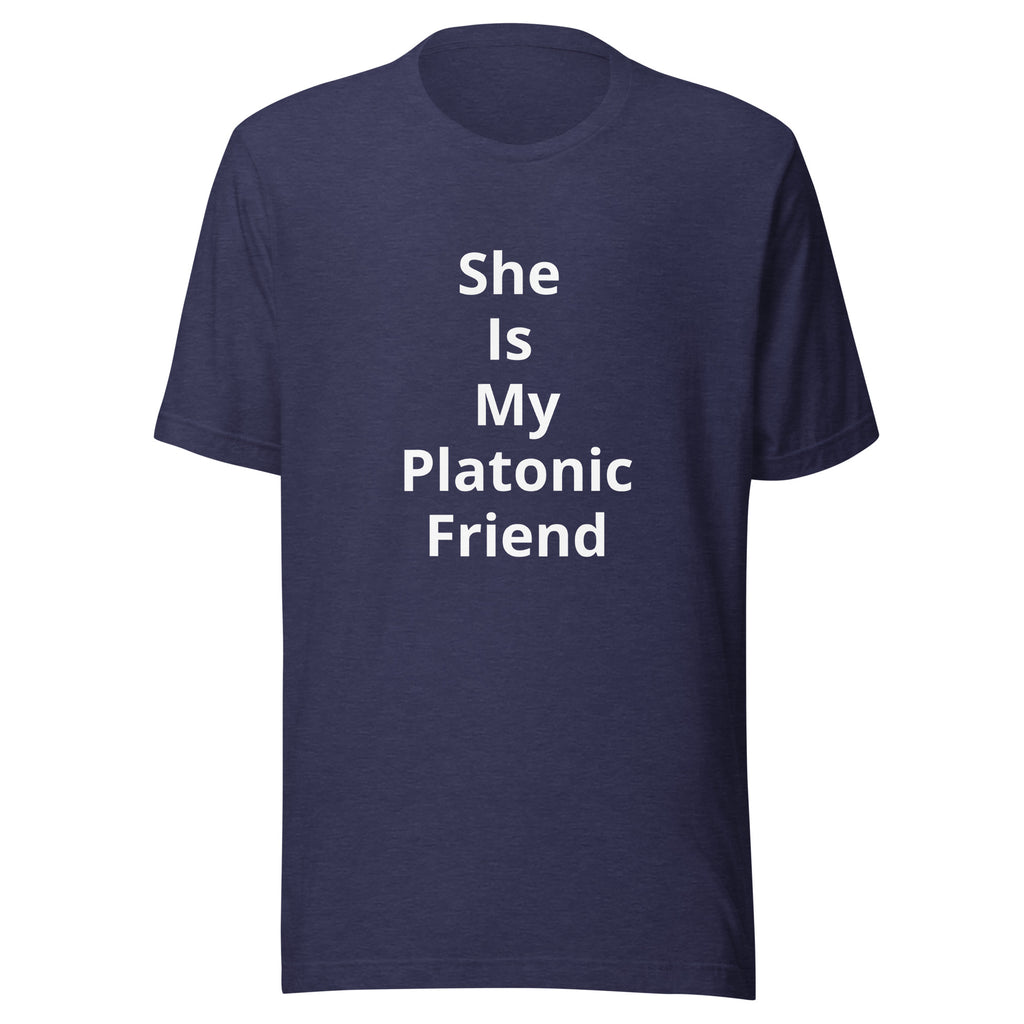 “Platonic Friend” Unisex t-shirt
