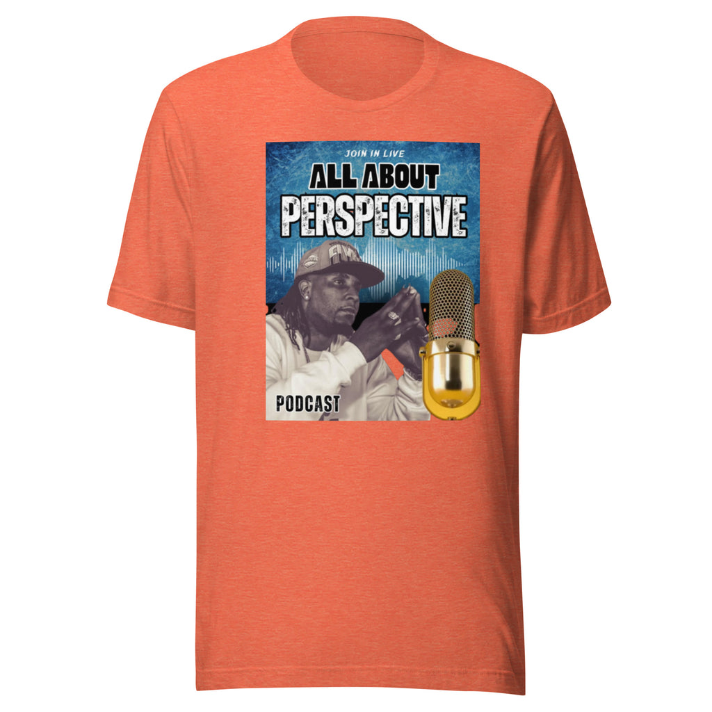 “AllAboutPerspective” Unisex t-shirt