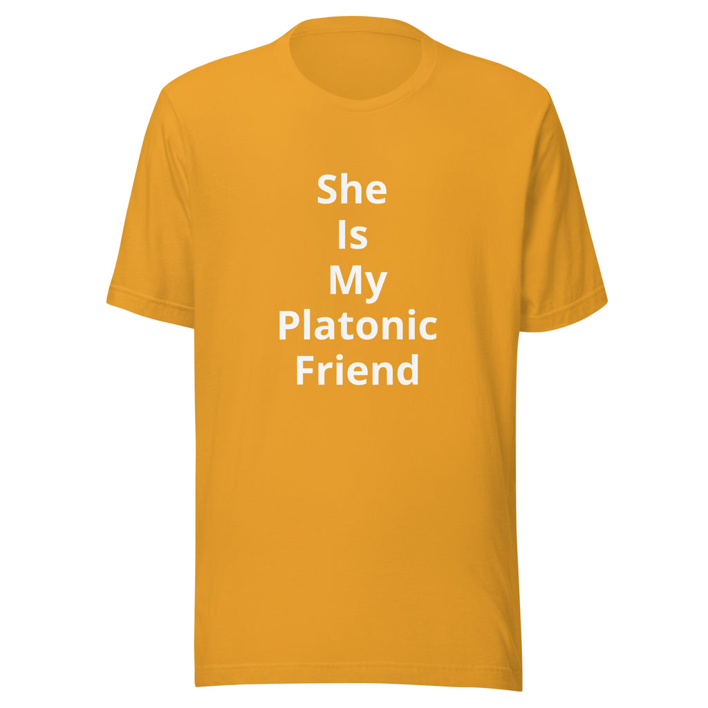 “Platonic Friend” Unisex t-shirt