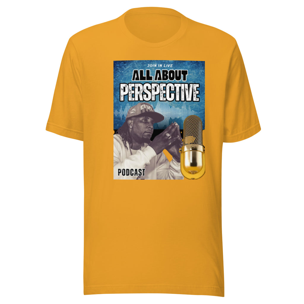 “AllAboutPerspective” Unisex t-shirt