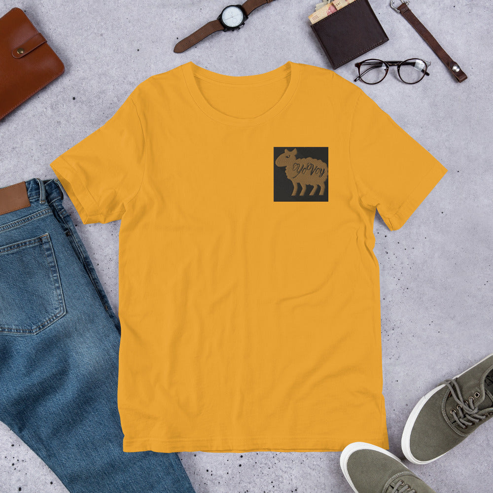 “YOVOY Sheep Gold” Unisex t-shirt