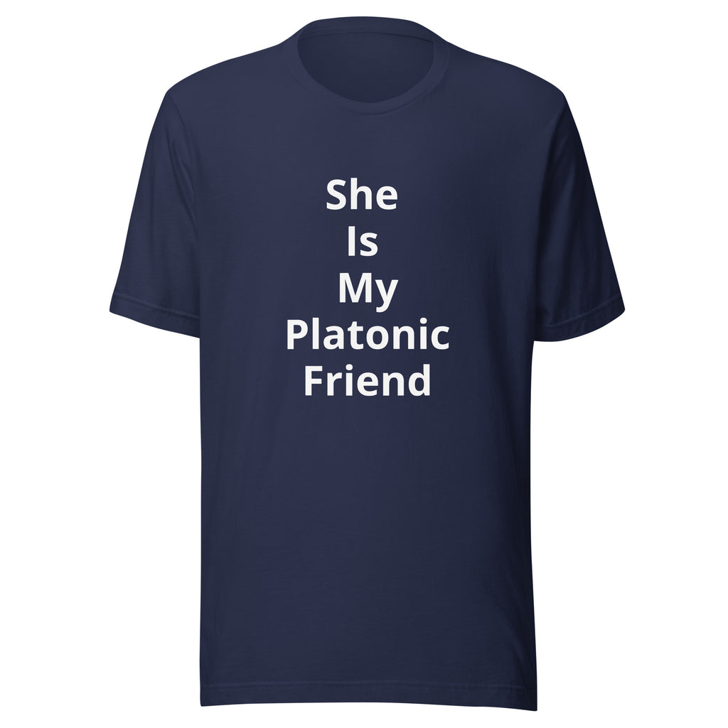 “Platonic Friend” Unisex t-shirt