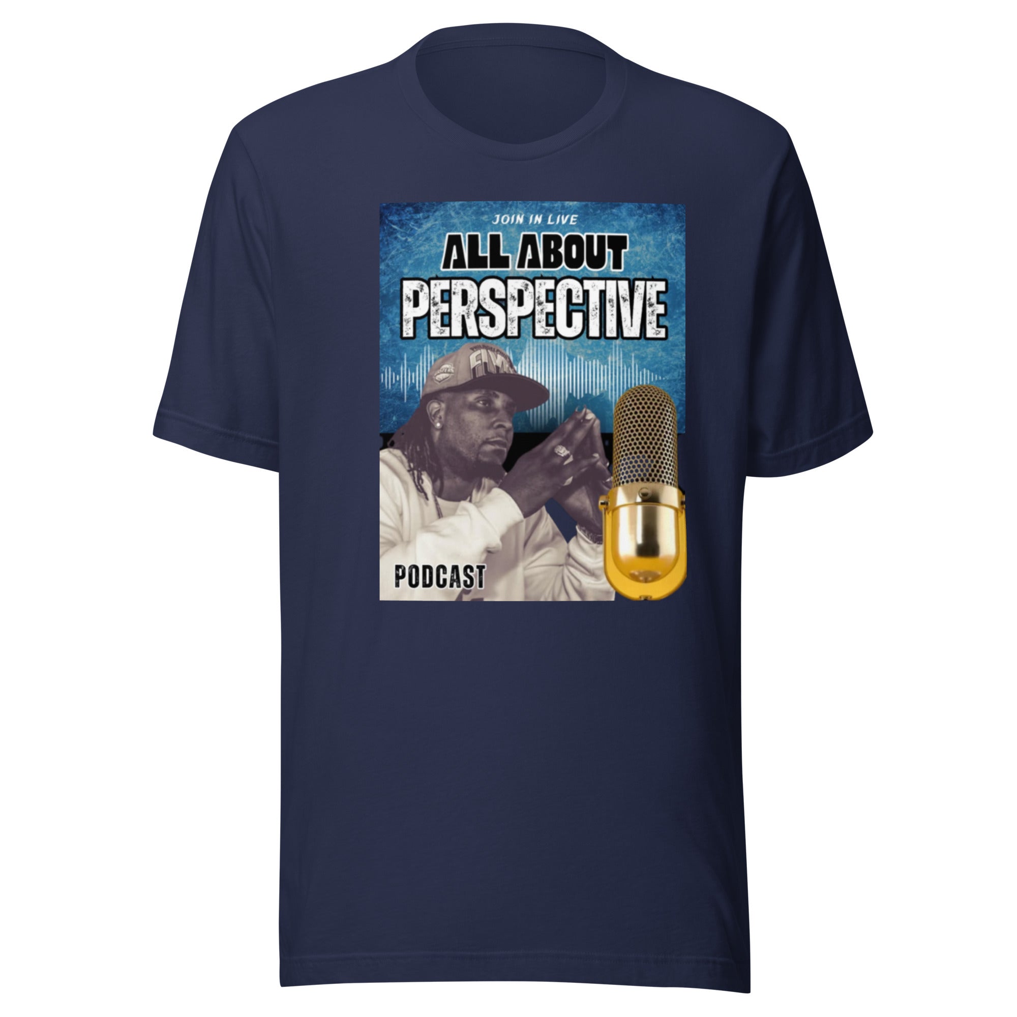 “AllAboutPerspective” Unisex t-shirt