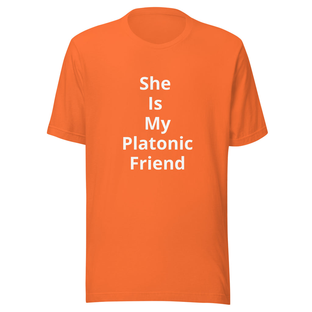 “Platonic Friend” Unisex t-shirt