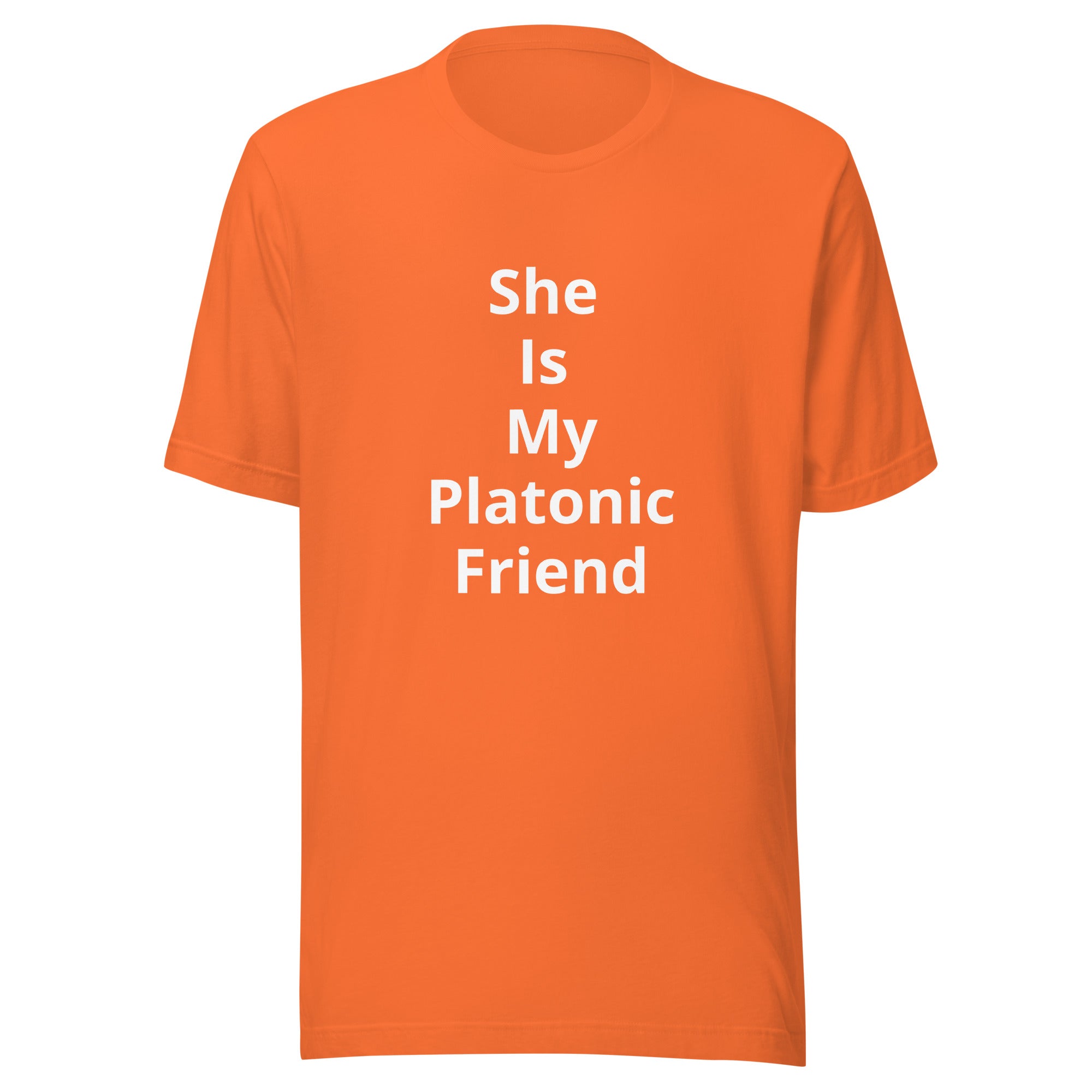 “Platonic Friend” Unisex t-shirt
