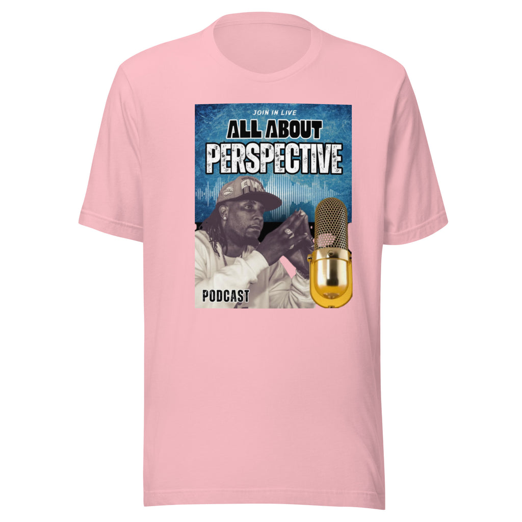 “AllAboutPerspective” Unisex t-shirt