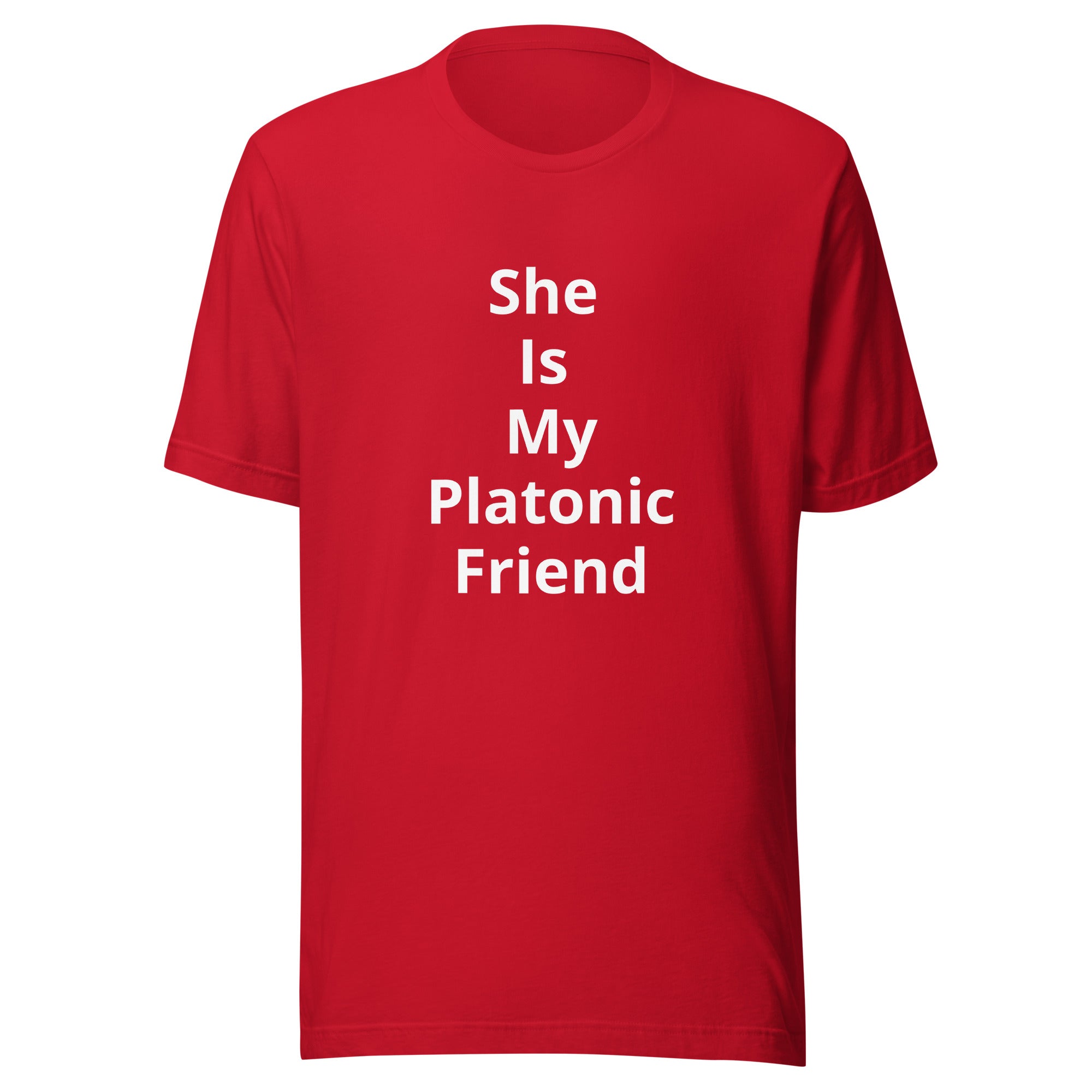 “Platonic Friend” Unisex t-shirt