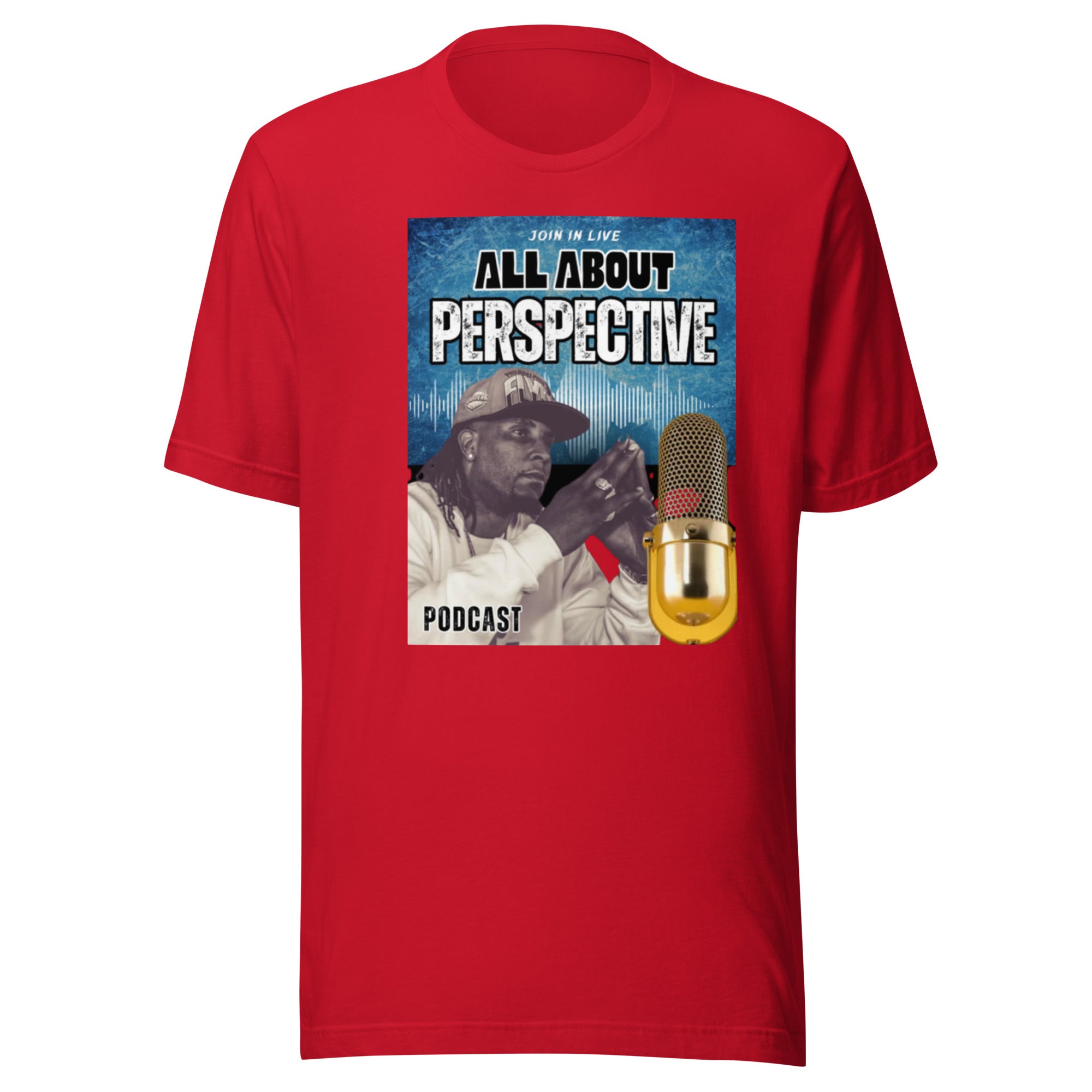 “AllAboutPerspective” Unisex t-shirt