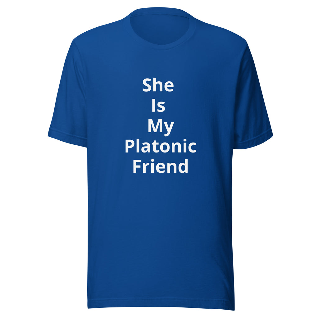“Platonic Friend” Unisex t-shirt