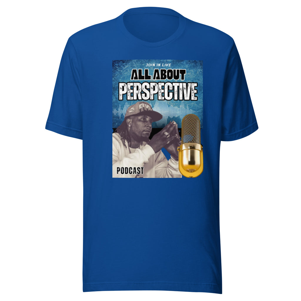 “AllAboutPerspective” Unisex t-shirt