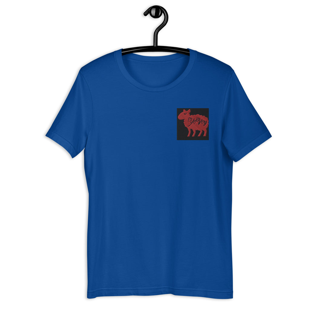 “YOVOY Sheep Red” Unisex t-shirt