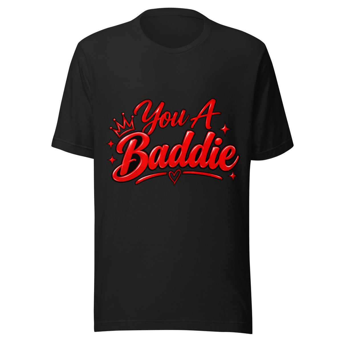 "DoubleD Baddie Black" Unisex t-shirt
