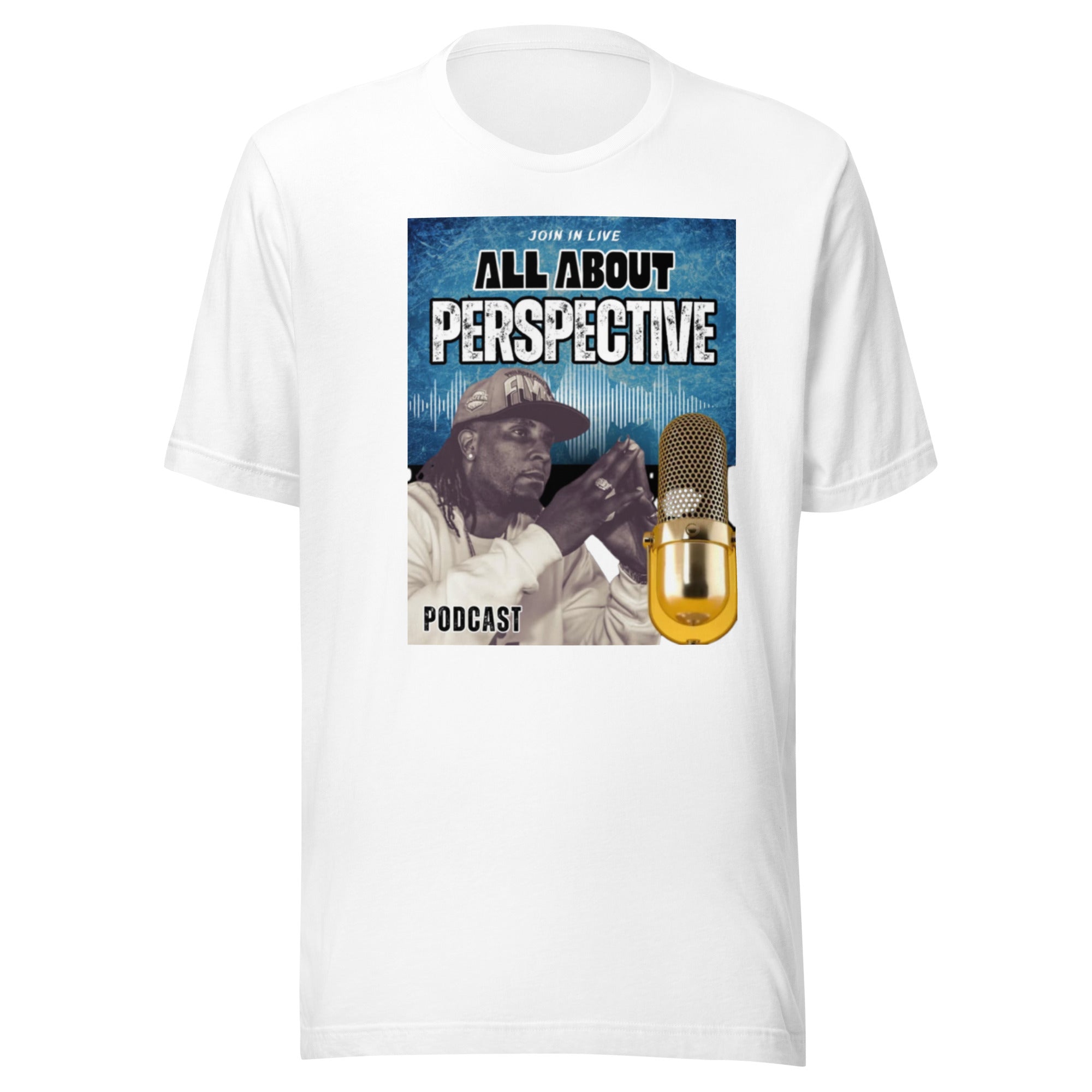 “AllAboutPerspective” Unisex t-shirt