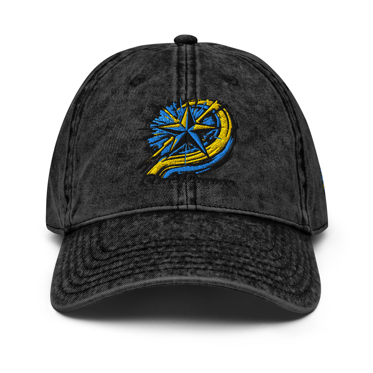 "A Star Power" Vintage Cotton Twill Cap